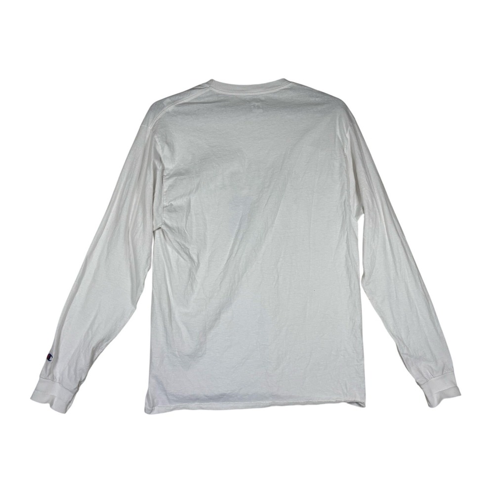 Champion Penn State Long Sleeve‎ T-Shirt Mens White Navy Blue Collegiate Tee - Picture 2 of 12